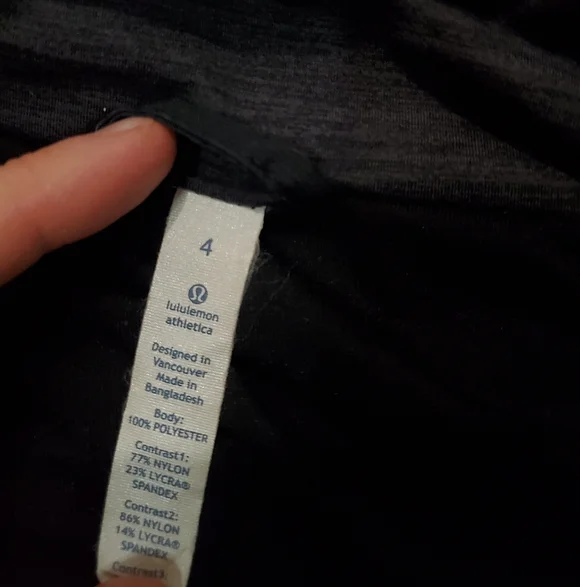 Lululemon Run: Back On Track Long Sleeve Jacket. Black. Hood. Size 4. - Picture 8 of 13